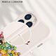 Zitai anwendbar für Apple 14 Mobiltelefonhülle iPhone 14 Lammleder Textur Schutzhülle Leder Alt All-in-One Anti-Fall Creative Persönlichkeit Soft Shell [Smile Doll] Weiß