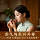 Banzhang memorable Laobanzhang Iceland Pu'er tea ripe tea for more than ten years Ancient tree tea Old tea Yunnan Qizi Cake Tea Gift Box 2499g [Town store tips] Ten years Chen Laobanzhang