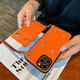 
The cute Fighting Dog Card Coin Wallet is suitable for Apple 15 mobile phone case crossbody iPhone 14 promax lens all inclusive 13 Internet celebrity trendy women 12 strap lanyard xs11 protection Apple 14 orange Fighting Dog split change card bag + lanyard iPhone 15