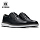 FootJoy golf shoes FJ Men's Traditions Classic Fashionable Spikeless Shoes Lightweight and Cushioned Golf Sports Shoes 57927-White and Blue [Non-spike] Size 43 = US Size 8.5