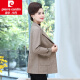 皮尔卡丹（pierre cardin）2025新款中年妈妈西装外套女短款薄款40岁50中老年人春装上衣女装 983-浅蓝色 2XL 建议105-120斤