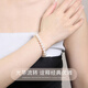 CHINA GOLD Freshwater Pearl Bracelet Women's Young Pearl Bracelet Birthday Gift for Girlfriend and Wife Freshwater Pearl Bracelet 6mm-8mm Souvenir
