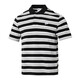 耐克（NIKE）短袖T恤男装2025夏季新款运动服针织翻领舒适透气POLO衫上衣 FN3897-010黑白条纹 XL