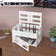 Router Storage Box Wireless WiFi Set-Top Box Optical Cat Lager Rack Wohnzimmer Draht und Verschlussbox, zweitschichtes kleines Desktop-Modell sowie Mobiltelefonständer