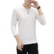 
Taranto base shirt for men's autumn and winter inner wear fashionable 2023 new Chinese style long-sleeved T-shirt for men's spring and autumn ice silk cotton round neck trendy white horizontal lines round neck long sleeves 1518 M 80-Jin [Jin equals 0.5 kg] wear