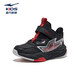 Hongxing Erke (ERKE) children's shoes, boys and girls, cotton-lined basketball shoes, children's warm cotton shoes, black/red 30