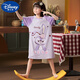 Disney girls nightgown summer short-sleeved pure cotton sweet children's pajamas cartoon medium-sized children girl sweet princess mother and daughter clothing TN702 125 size 12 (recommended height 115-125)