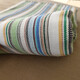 加厚山东纯棉老粗布亚麻棉麻床单单件三件套特厚100全棉老式高端 浅绿细条【凉席+枕套】 1.5m(5英尺)床