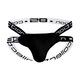 Confidential delivery, men's self-pleasure underwear, breathable and sexy U-convex erotic double underwear, men's briefs, passionate nightclub, gay men use for male masturbation, low-waisted open file, no need to take off, white, men's underwear, tight-fitting cotton butt-lifting thong, size XXL
