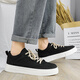 Fan Xiaoru Black Black Splaed Soled Shops Shoes Men's 2025 Nuevos deportes y zapatos casuales de skate sin desliz