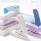 KEDAO Single Hole Puncher se puede hacer Película de sellado de plástico Photo Paper Jam Diameter Jam Diámetro de 5.5 mm PVC Manual de anillo de unión de anillo de enlace Oficina de papelería Puncher engrosado Puncher (se puede perforar 40 hojas de papel) Blanco 9734