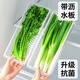 Home KATEI STORY Japanese antibacterial onion crisper drain food grade long coriander green onion ginger garlic refrigerator storage box onion segment box