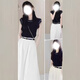 Robe d'été Yanlifen Vêtements pour femmes avec un ensemble complet de combinaisons de mode pour les femmes 2025 Robe de style nouveau de style Summer + Jupe [Set] 55/60 kg / L