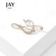 Jay musical note brooch, female corsage pin, decorative jewelry, birthday gift for mother, mother-in-law, elders