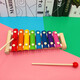 Bébé Early Education Intelligence Couleur d'octobre en bois piano à la main