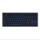 Belly spirit mk870pro blackberry side engraving mechanical keyboard Bluetooth wired wireless customized computer game silent office [single mode] Obsidian Pro + pure black side engraving KTT burgundy shaft [mahjong sound] 87 keys