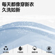 名创优品（MINISO）纯棉白色短袖男新款潮牌男生半袖t恤青少年百搭正肩圆领上衣体恤 白色(浮光笔刷胸标) L /175(30天质量问题全额退)
