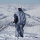 Dook Snow24 Neuer Winterski-Anzug Hartschale Schneeanzug Männer und Frauen setzen winddichte wasserdichte und doppelte Brettmänner und Frauen gleicher Stil grauer Anzug (Männer und Frauen gleicher Stil) M (120-140jin [Jin gleich 0,5 kg])
