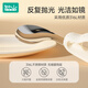 Rushan Baby Eats Self-Recommended Food Spoon One-year-old Baby Learns to Eat Training Children's Stainless Steel Short-Handed Fork Spoon
