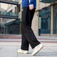 Adidas Herrenhosen 24 neue Arten von Lauftraining Sporthosen bequeme atmungsaktive Windschutzhosen Stricker Jogginghosen Casual Hosen GK9273/Klassiker Schwarz-Terry/A größerer Größe XL 185/92