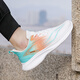 Warrior men's shoes spring running shoes breathable lightweight soft sole sneakers versatile casual shoes 3291 white and blue orange 43