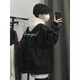 7 high-quality bomber jackets for men in spring, autumn and winter, new American retro high street fashion brand loose baseball uniform jackets for men TMZXF-W648 black XL