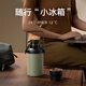 Xiaomi big belly thermos cup, outdoor thermos kettle, double drink cold cup, 316L portable water cup, olive green 1L