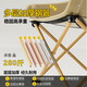 
gosoo outdoor folding chair camping chair moon chair portable beach chair with backrest fishing chair picnic chair sketch chair
