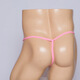 
Men's suspender collar underwear European and American men's thong lace bag without taking off underwear Black All size