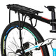 Basicamp Mountain Bike Schnelle Demontage Rack -Scheibe Bremsbremsen Rücksitz Aluminium Legierung Heckrahmen Heckrahmen Fahrradzubehör Ausrüstung 671 Rack + Rücksitzkissen