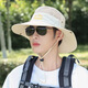 Montrez le chapeau Men's Summer Sun Sun HoE extérieur respirant Sun Sun Hat CHAPE MELLE CHAPE FISHERMAN'S MOUNTREEERING FISHER SOR SORN GREN DRO