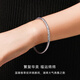 CRD Ke Laidi spot sparkling pt950 curly grass pattern platinum bracelet solid platinum gift for girlfriend 34.90g-54MM