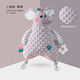 Qingye's new comfort towel baby doll baby sleep plush toy hand doll gift panda bubble comfort towel