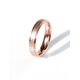 DL 1998 Fat Donglai same style 18K gold frosted ring for women AU750 rose gold men and women couple tail ring color gold pair ring free 2MM rose gold frosted ring No. 7 is equivalent to No. 14 and No. 15
