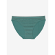 Victoria's Secret glitter embellishment comfortable seamless mid-waist bikini women's briefs simple briefs 63JC teal stripes 11230609XS