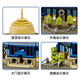 WangeWange's famous works Jerusalem Rock Dome Mosque small particle model world famous building assembly 5243 Rock Dome Mosque (983pcs)