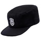 Mingyuegui new style security hat, property duty doorman, adjustable elasticity, four seasons flat top training hat, half mesh hat, black 56-60cm