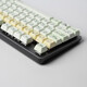 Pipa Bear Logitech 104-Key Mechanical Keyboard Keycap Special Keycap K845/K835/G412/K865 Wear-resistente durchscheinende DIY-Farbinstallation Einfache Silent Cartoon Lady Parcha Dog-Key Cap + Key Puller (Gegenüber)