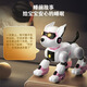 Lindas e interesantes cosas inteligentes para niños Juguetes para niños Robot inteligente inteligente Robot Voz Bionic Robot Mecánico Regalo de cumpleaños Boy Boy Pink Cool Dog (Voice + Touch + Gesto)