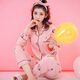 
Pure cotton pajamas women's long-sleeved spring and autumn suit summer cardigan large size middle-aged home clothing 842 XL suitable for 120-140Jin [Jin equals 0.5 kg]