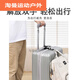 ZKHE suitcase buckle hook buckle strap external lock carabiner backpack suitcase multifunctional bundling strap [black]+[orange]