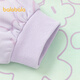 Balabala Kinderkleidung Girls Sweatshirt Herbst Kleidung Große Kinder langärmelte obere runde Kragen grün lila Ton 130 cm