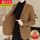 Woodpecker (Tucano) High-End-Kaschmirmantel für Männer im Herbst und im Winter verdickte doppelseitige Wollanzugjacke für Männer mit mittlerer Wolle Grabch Coat 302 Khaki Fischbone (51% Wolle) XL empfohlen 120140jin [Jin gleich 0,5 kg]