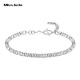 Miss JuJu pt950 platinum abacus bead bracelet for women, fashionable platinum transfer bead bracelet, adjustable, weight 12.1-12.3g