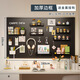 JPHZNB Lochbrettwand Wandlager Rack Schlafsaal Display Rack Hanging Board Studying Sorting Laging Partition Rack mit Rahmen verdickte 12040 cm Weiß freies Spiel Hook Design