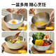 Maxcook 304 stainless steel salad basin thickened seasoning basin vegetable basin and basin with scale 28cm MCWA6066
