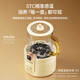 World KitchenCorning Mini Health Pot Health Cup Full Glass 0.5L Small Electric Stew Cup Electric Cup Flower Teapot Office Hot Milk Artifact Tea Maker Self-use Gift Glass Tea Strainer + Glass Stew Cup + Full Glass Lid 0.5L