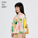 jnby by JNBY新款江南布衣童装宽松长袖衬衣24秋男女童1O7211160 690/杂粉 160cm