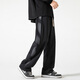 Foss Phil casual pants men's spring and summer trend American high street loose sports straight men's pants 902 black XL
