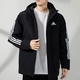 Adidas 阿迪达斯官方舰店男装 冬季新款运动服连帽防风棉衣外套保暖棉服 IV9230/橄榄绿/御寒保暖 M